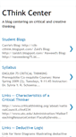 Mobile Screenshot of cthinkcenter.blogspot.com