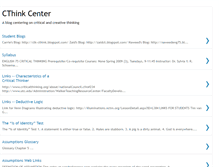 Tablet Screenshot of cthinkcenter.blogspot.com