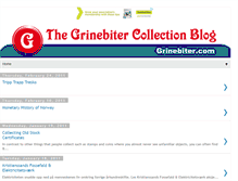 Tablet Screenshot of grinebitercollection.blogspot.com