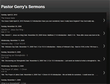 Tablet Screenshot of gvdwende-sermons.blogspot.com