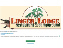 Tablet Screenshot of lingerlodge.blogspot.com