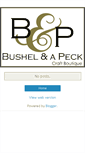 Mobile Screenshot of bushelandapeckboutique.blogspot.com