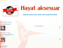 Tablet Screenshot of hayataksesuar.blogspot.com