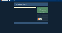 Desktop Screenshot of apac.blogspot.com