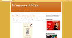 Desktop Screenshot of primaveradiprato.blogspot.com