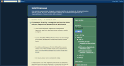 Desktop Screenshot of leishimaniose.blogspot.com
