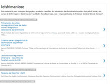 Tablet Screenshot of leishimaniose.blogspot.com