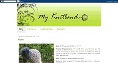 Desktop Screenshot of myknitland.blogspot.com