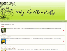 Tablet Screenshot of myknitland.blogspot.com