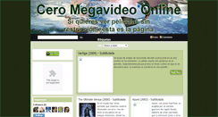 Desktop Screenshot of ceromegavideoonline.blogspot.com
