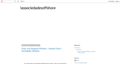 Desktop Screenshot of lassociedadesoffshore.blogspot.com