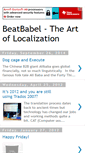 Mobile Screenshot of beatbabel.blogspot.com