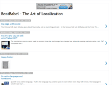 Tablet Screenshot of beatbabel.blogspot.com