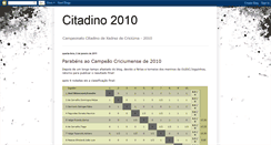 Desktop Screenshot of citadinocriciuma2010.blogspot.com