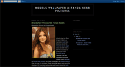 Desktop Screenshot of models-female-hot-mirandakerr-gnepal.blogspot.com