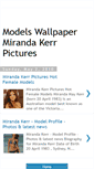 Mobile Screenshot of models-female-hot-mirandakerr-gnepal.blogspot.com