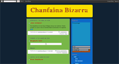 Desktop Screenshot of chanfainabizarra.blogspot.com