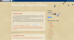 Desktop Screenshot of fromtheheartofstone.blogspot.com