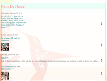 Tablet Screenshot of nailsdedance.blogspot.com