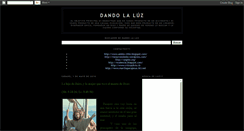 Desktop Screenshot of dandolaluz.blogspot.com