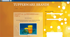 Desktop Screenshot of mytupperwarebrands.blogspot.com