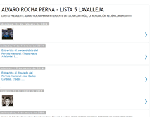 Tablet Screenshot of lista5lavalleja.blogspot.com