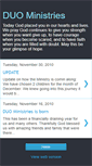 Mobile Screenshot of duoministries.blogspot.com