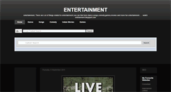 Desktop Screenshot of entrtanment.blogspot.com