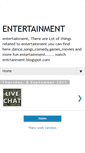 Mobile Screenshot of entrtanment.blogspot.com