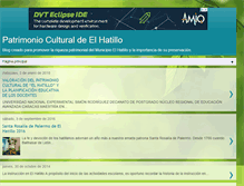 Tablet Screenshot of hertder-patrimonioculturalelhatillo.blogspot.com