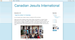 Desktop Screenshot of canadianjesuitsinternational.blogspot.com