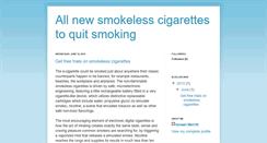 Desktop Screenshot of getsmokeless-cigarettes.blogspot.com