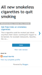 Mobile Screenshot of getsmokeless-cigarettes.blogspot.com