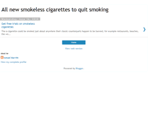 Tablet Screenshot of getsmokeless-cigarettes.blogspot.com