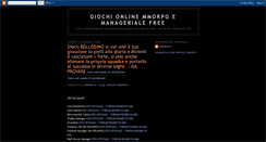Desktop Screenshot of giochionline4ever.blogspot.com