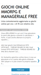 Mobile Screenshot of giochionline4ever.blogspot.com