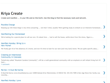 Tablet Screenshot of kriyacreate.blogspot.com