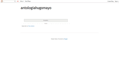Desktop Screenshot of antologiahugomayo.blogspot.com