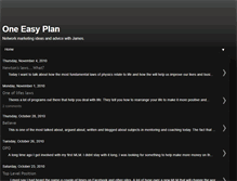 Tablet Screenshot of oneeasyplan.blogspot.com