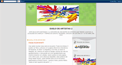 Desktop Screenshot of duelodeartistas2.blogspot.com