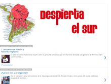 Tablet Screenshot of despiertaelsur.blogspot.com