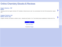 Tablet Screenshot of freechemistryebooks.blogspot.com