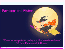 Tablet Screenshot of paranormalsisters.blogspot.com