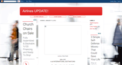 Desktop Screenshot of airlinesupdate.blogspot.com