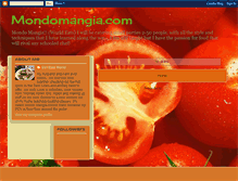 Tablet Screenshot of mondomangia.blogspot.com