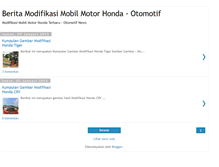 Tablet Screenshot of modifikasihonda.blogspot.com