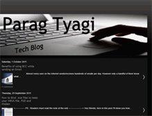 Tablet Screenshot of paragtyagi.blogspot.com