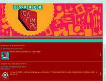 Tablet Screenshot of espacogarimpo.blogspot.com
