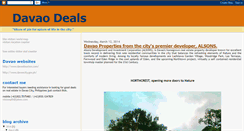 Desktop Screenshot of davaodeals.blogspot.com