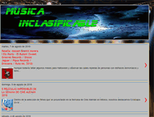 Tablet Screenshot of musicainclasificable.blogspot.com